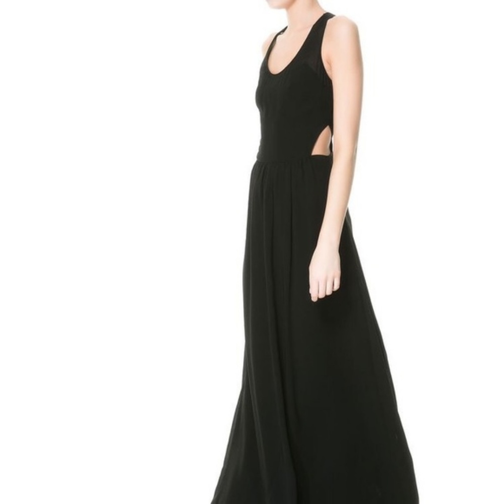 Zara Trafaluc Side Cutout Maxi Dress
